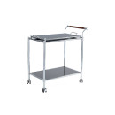 Стол Matias SM225 Black/Chrome