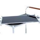 Стол Matias SM225 Black/Chrome