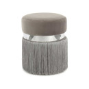 Пуф Milano T225 Grey / Silver