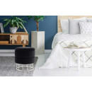 Пуф Zlata TM525 Black/Silver