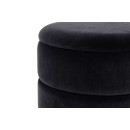 Пуф Zlata TM525 Black/Silver