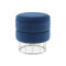 Пуф Zlata TM525 Darkblue/Silver