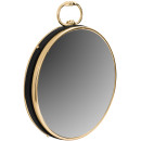 Настенное зеркало Round 925 Gold/Black Ø 41 cm