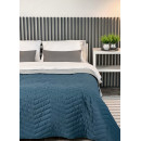 Покривало Double face zigzag Grey/Indian Teal 200x220 см