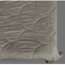 Покрывало стеганое черепица Barkhat 229 темно-серое 220x240 см