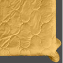 Покрывало стеганое элипс Barkhat 207 золотое 220x240 см