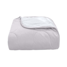 Покривало стьогане еліпс Barkhat 238 світло-сірий 220x240 см