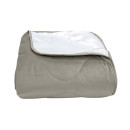 Покрывало стеганое волна Barkhat 229 темно-серое 220x240 см