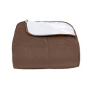 Покрывало стеганое квадрат Barkhat 146 коричневое 160x220 см