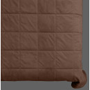 Покрывало стеганое квадрат Barkhat 146 коричневое 160x220 см