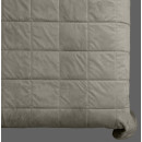 Покривало стьогане квадрат Barkhat 229 темно-сіре 130x240 см