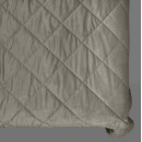 Покрывало стеганое ромб Barkhat 229 темно-серое 240x240 см