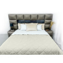 Покрывало стеганое ромб Sparta 05 молочное 240х260 см