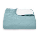 Покривало стьогане ромб Sparta 32 темно-бірюзовий 200x220 см