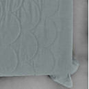 Покривало стьогане черепиця Sparta 20 антрацит 240х240 см