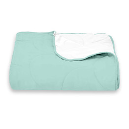 Покрывало стеганое черепица Sparta 44 сияющий голубой 240х260 см