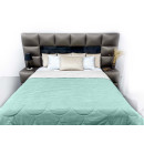 Покрывало стеганое черепица Sparta 44 сияющий голубой 240х260 см