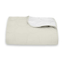 Покривало стьогане еліпс Sparta 05 молочне 200x220 см