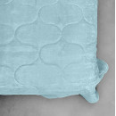 Покривало стьогане еліпс Sparta 32 темно-бірюзовий 200x220 см