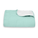 Покривало стьогане еліпс Sparta 44 сяючий блакитний 220х240 см