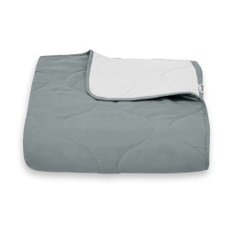 Покрывало стеганое волна Sparta 20 антрацит 240х240 см