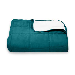 Покривало стьогане квадрат Sparta 47 аквамарин 240х260 см