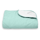 Покрывало стеганое лабиринт Sparta 44 сияющий голубой 240х240 см