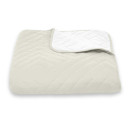 Покривало стьогане піраміда Sparta 05 молочне 150х220 см