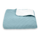 Покрывало стеганое пирамида Sparta 32 темно-бирюзовый 200x220 см