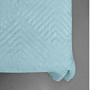 Покрывало стеганое пирамида Sparta 32 темно-бирюзовый 200x220 см