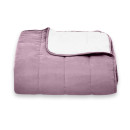 Покрывало стеганое полоса Sparta 26 темно-розовое 220х220 см