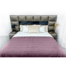 Покрывало стеганое полоса Sparta 26 темно-розовое 220х220 см