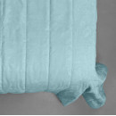 Покрывало стеганое полоса Sparta 32 темно-бирюзовый 150х220 см
