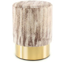 Пуф Caramel T125 Taupe / Gold
