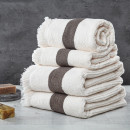 Рушник лазневий 1107 махровий 70х140 см (ГЕРТІ) молочний 11-0607