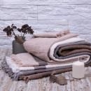 Полотенце для лица 1107 махровое 50х90 см (ГЕРТИ гармошка) бежевое 3020