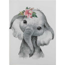 Картина Elephant baby 50х70 cm