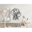 Картина Elephant baby 50х70 cm