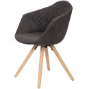 Стул Jeck TD110/2 Black/Brown