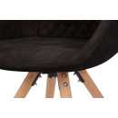 Стул Jeck TD110/2 Black/Brown