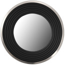 Настенное зеркало Round 825 Silver/Black Ø 51 cm