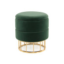 Пуф Zlata TM525 Green / Gold / Gold
