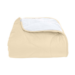 Покривало стьогане черепиця Barkhat 157 бежеве 240x240 см