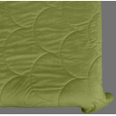 Покривало стьогане черепиця Barkhat 231 зелене 200x220 см