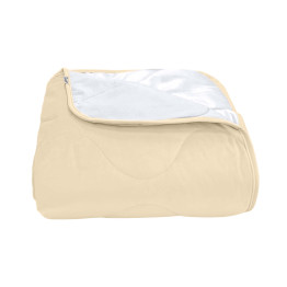 Покривало стьогане хвиля Barkhat 157 бежеве 240x260 см