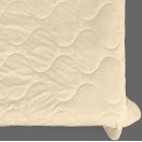 Покрывало стеганое волна Barkhat 157 бежевое 220x220 см