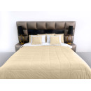 Покрывало стеганое квадрат Barkhat 157 бежевое 200x220 см