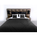 Покрывало стеганое лабиринт Barkhat 300 черный 130x240 см