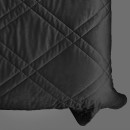 Покривало стьогане мозаїка Barkhat 300 чорний 220x240 см