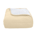 Покрывало стеганое полоса Barkhat 157 бежевое 130x240 см